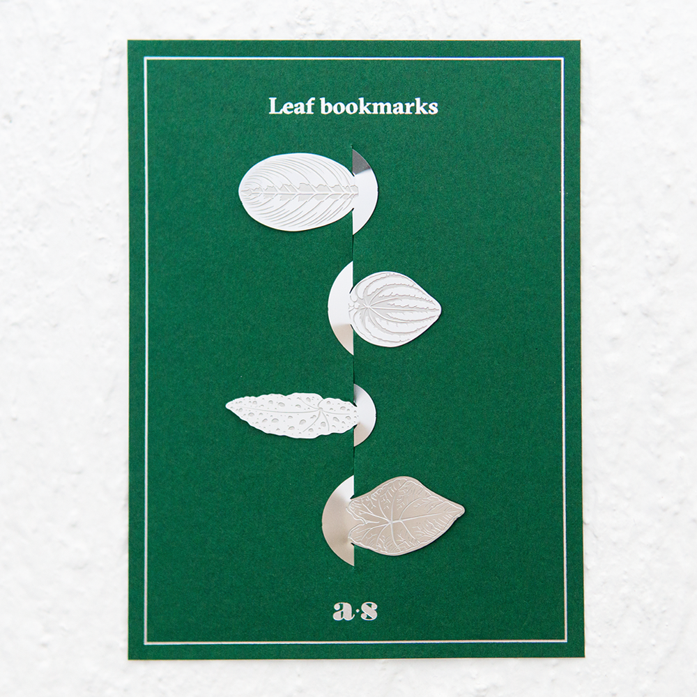 Stainless Steel Leaf Bookmark