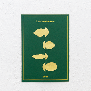 Brass Leaf Bookmark