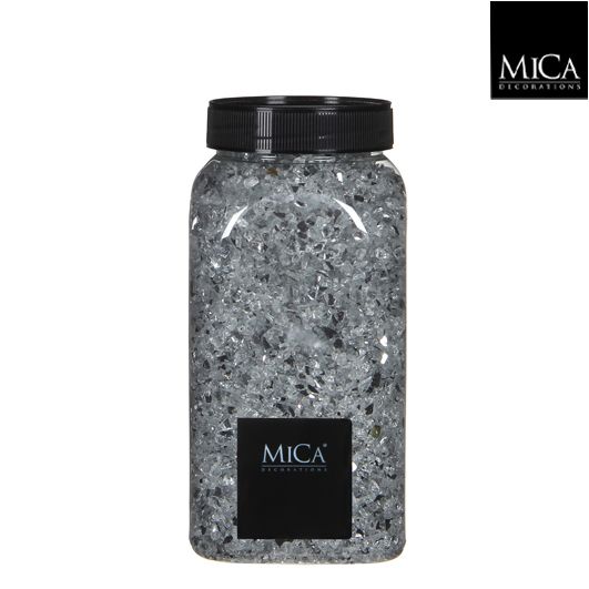 Mirror Glass Transparent Bottle (1 kg)