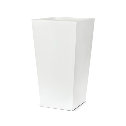 Tapered Planter Lux White